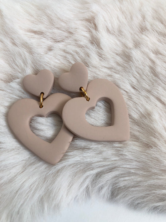 Heart Duo Stud